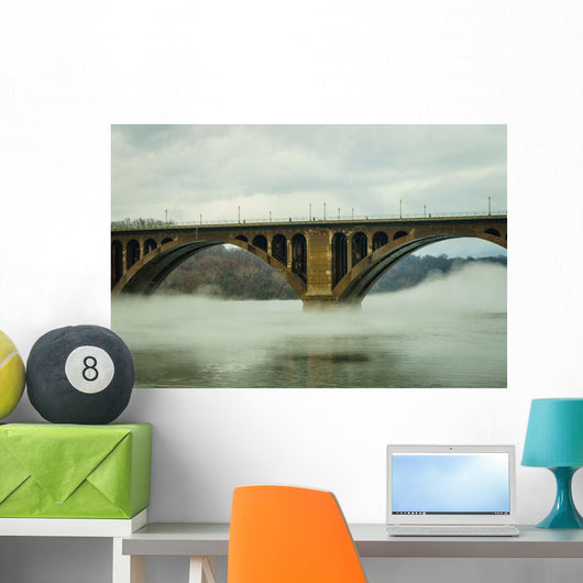 Washington Dc Key Bridge Wall Decal