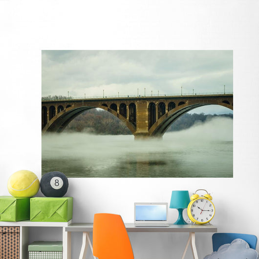 Washington Dc Key Bridge Wall Decal