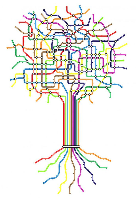 Subway Tree Wall Decal