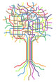 Subway Tree Wall Decal