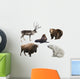 Russian Mammals Forest Animals Wall Decal