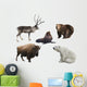 Russian Mammals Forest Animals Wall Decal