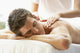 Young Man Enjoying Massage Wall Decal