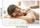 Young Man Enjoying Massage Wall Decal