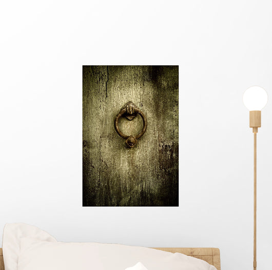 Grunge Rusty Antique Door Wall Decal