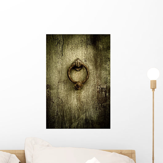Grunge Rusty Antique Door Wall Decal