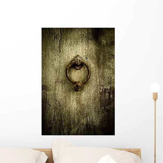 Grunge Rusty Antique Door Wall Decal