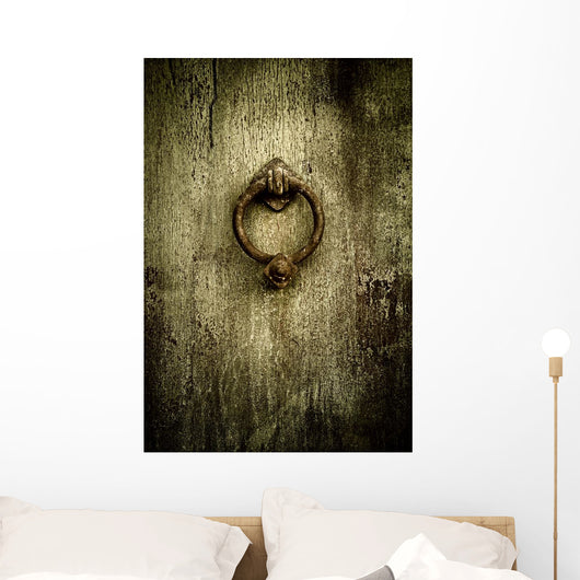 Grunge Rusty Antique Door Wall Decal