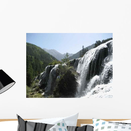 Huanglong Waterfall Wall Decal