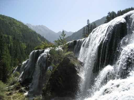 Huanglong Waterfall Wall Decal