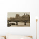 Bridge over Seine to Wall Decal