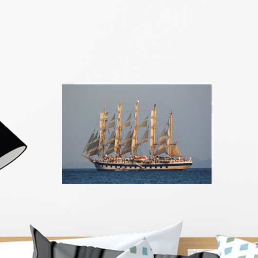 Sailing Ship Wall Decal Design 1