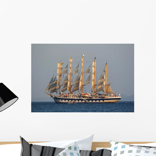 Sailing Ship Wall Decal Design 1
