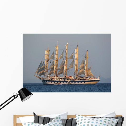 Sailing Ship Wall Decal Design 1