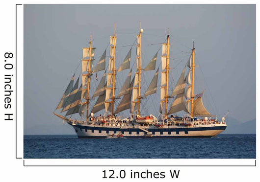 Sailing Ship Wall Decal Design 1