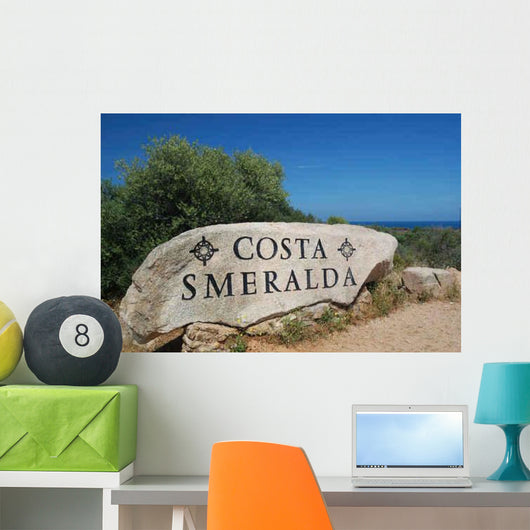 Porto Cervo Sardinia Wall Decal Design 1