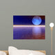 Purple 3D Moon Wall Decal