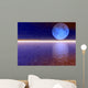 Purple 3D Moon Wall Decal