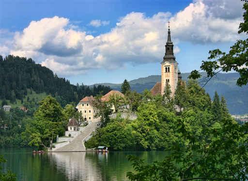 Lake Bled Wall Decal Design 1