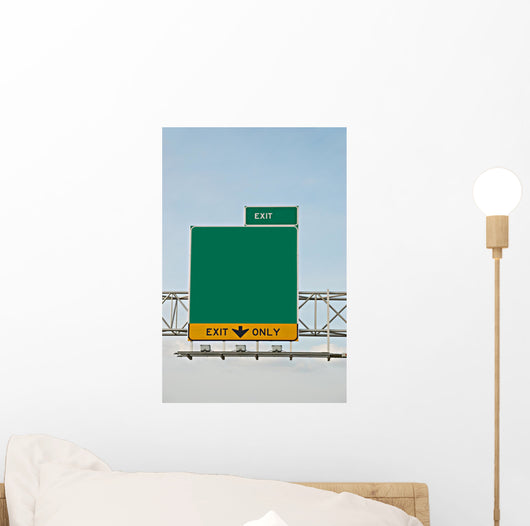 Exit Information Wall Decal
