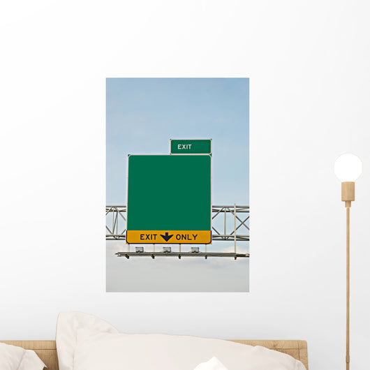 Exit Information Wall Decal