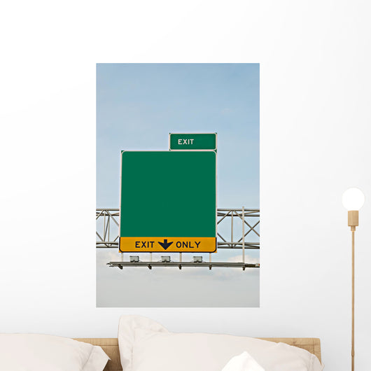 Exit Information Wall Decal