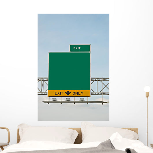 Exit Information Wall Decal
