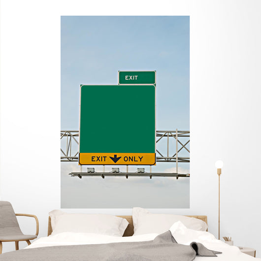 Exit Information Wall Decal