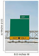 Exit Information Wall Decal