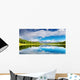 Mountain Lake Wall Decal Design 1