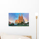 Sagrada Familia Barcelona Spain with Rainbow Wall Decal