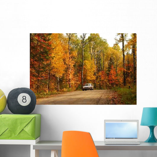 Forest Road Wall Decal Design 1
