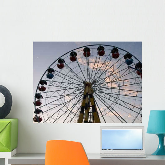 Silhouette Wheel Attraction Wall Decal