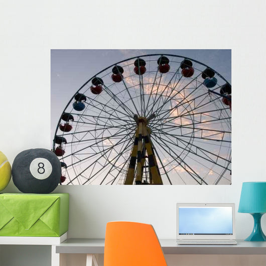 Silhouette Wheel Attraction Wall Decal