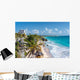 Tulum Ruins and Palm Tree Wall Decal