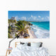 Tulum Ruins and Palm Tree Wall Decal