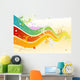 Vector Illustration Style Floral Wall Decal