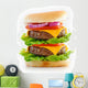 Double Cheese Burger Wall Decal