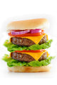 Double Cheese Burger Wall Decal