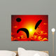 Parachute Sunset Wall Decal