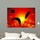 Parachute Sunset Wall Decal