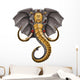 Fantasy Armored Warrior Elephant Wall Decal