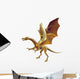 Golden Dragon Wall Decal