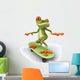 Frog Skateboard Wall Decal Design 1