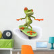 Frog Skateboard Wall Decal Design 1