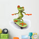 Frog Skateboard Wall Decal Design 1