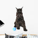 Schnauzer Dog with Ball Wall Decal