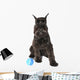 Schnauzer Dog with Ball Wall Decal