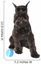 Schnauzer Dog with Ball Wall Decal