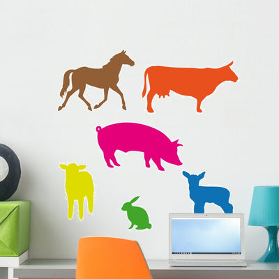 Farm Wall Decal Design 2 shown on a wall
